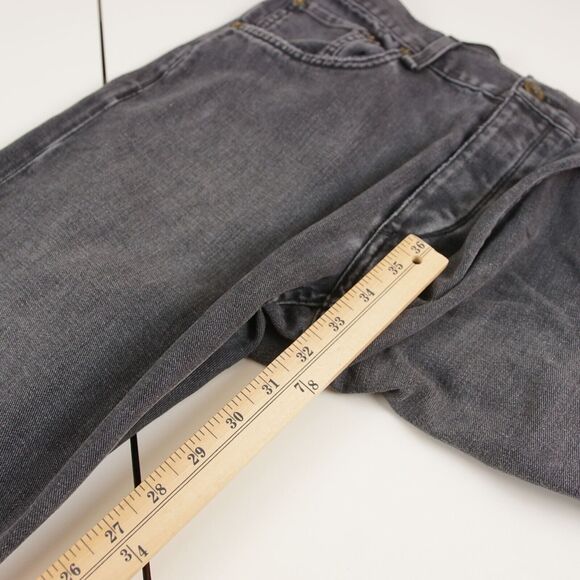 Rag & Bone RB 23X Jay Skinny Worn Rock Distressed Black Slub Jeans Mens Sz 33 - Picture 9 of 15
